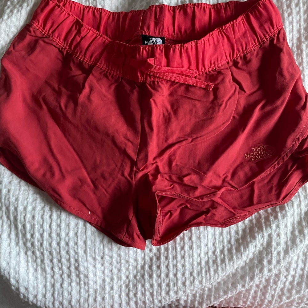 The north face lined athletic shorts